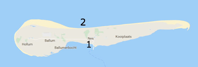 kitesurf spots op Ameland