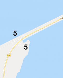 Google Maps overzicht kitesurf locatie Lauwersoog