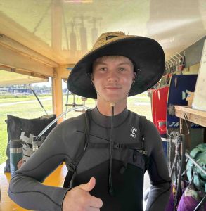 Dikke duim met de kitesurfinstructeur Gyula van Zanten